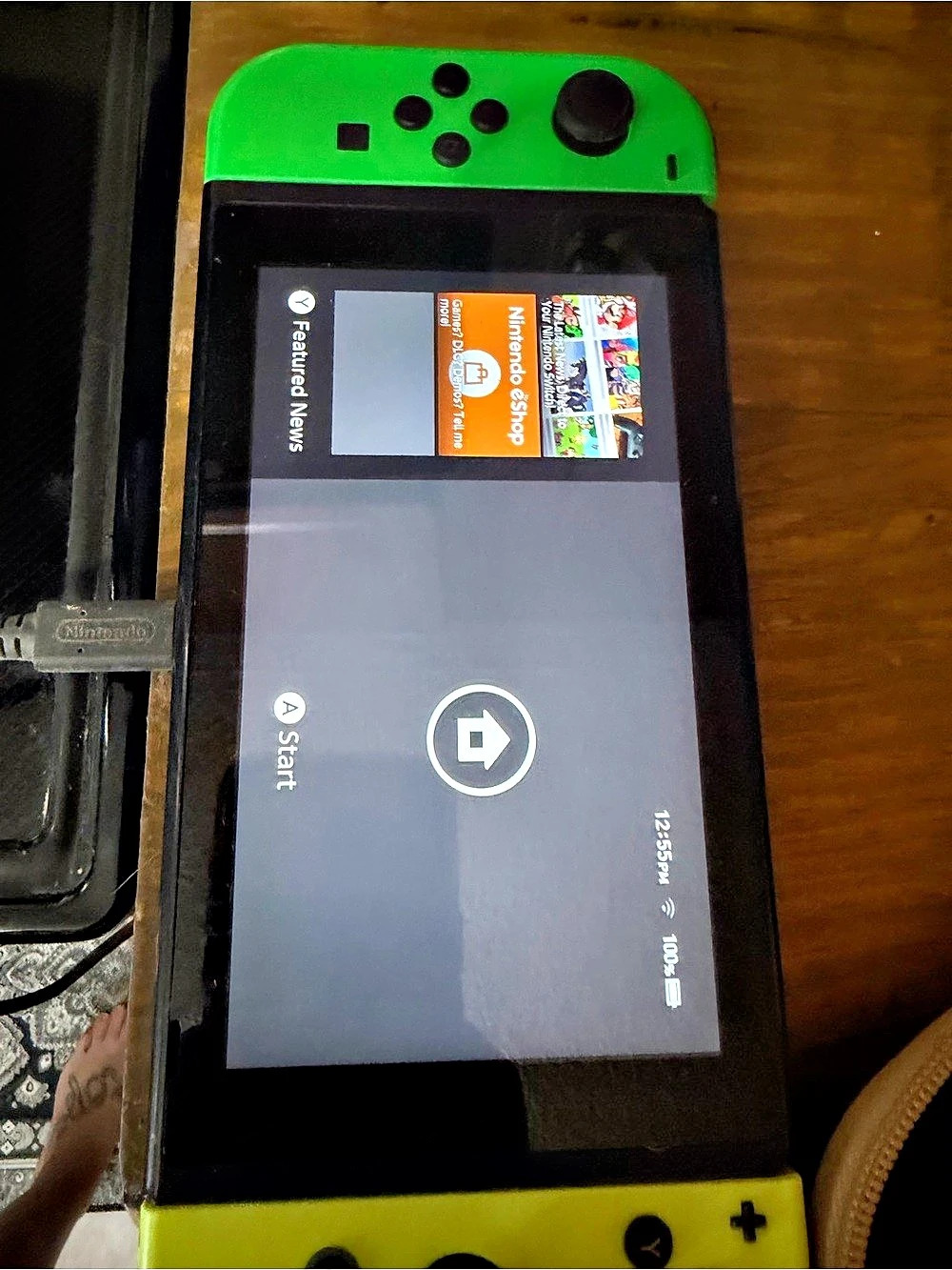 Nintendo Switch Console HAC-001 Green & Yellow
